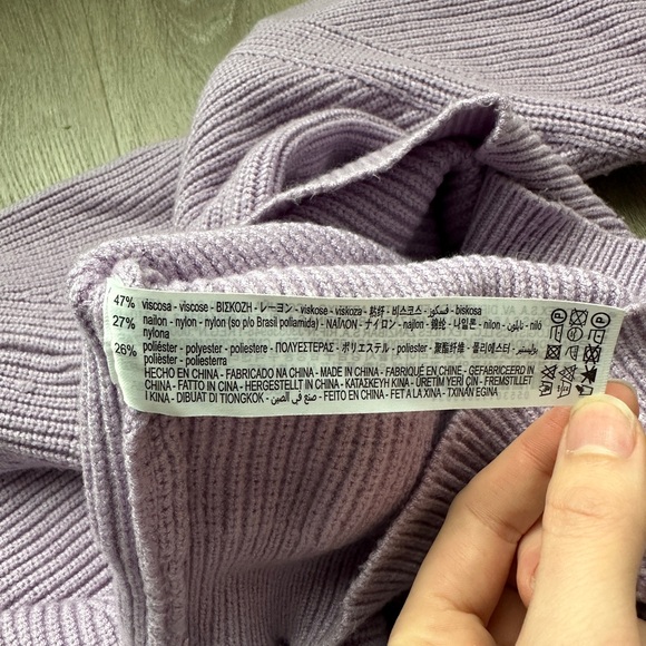 Zara light purple sweater - Picture 3 of 5
